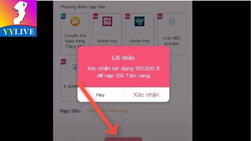 Nạp Tiền Yylive Qua Ngân Hàng Với 5 Bước Cho Người Mới 4 Một số câu hỏi thường gặp khi nạp tiền YYlive