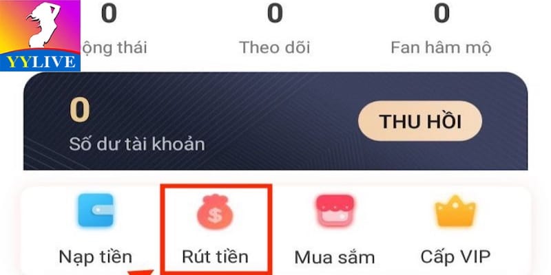 Rút Tiền YYlive - Quy Trình Giao Dịch Nhanh Và An Toàn 2 Những điều kiện cần tuân thủ để giao dịch rút tiền được trơn tru